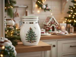 Банка фарфоровая Christmas Tree
