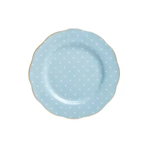 Тарелка 20см  Polka Blue