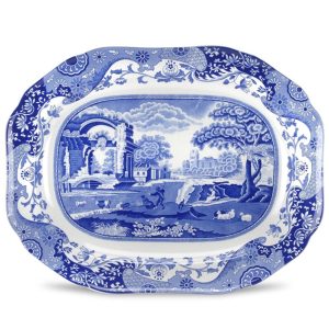 Тарелка овальная 41см Blue Italian
