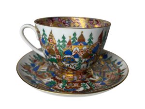 Чайная пара Русская Фантазия Воробьевский