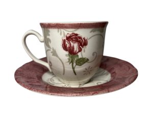 Чашка с блюдцем Damask Flower